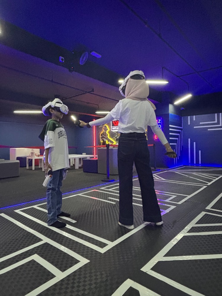 Guests celebrating in the party lounge