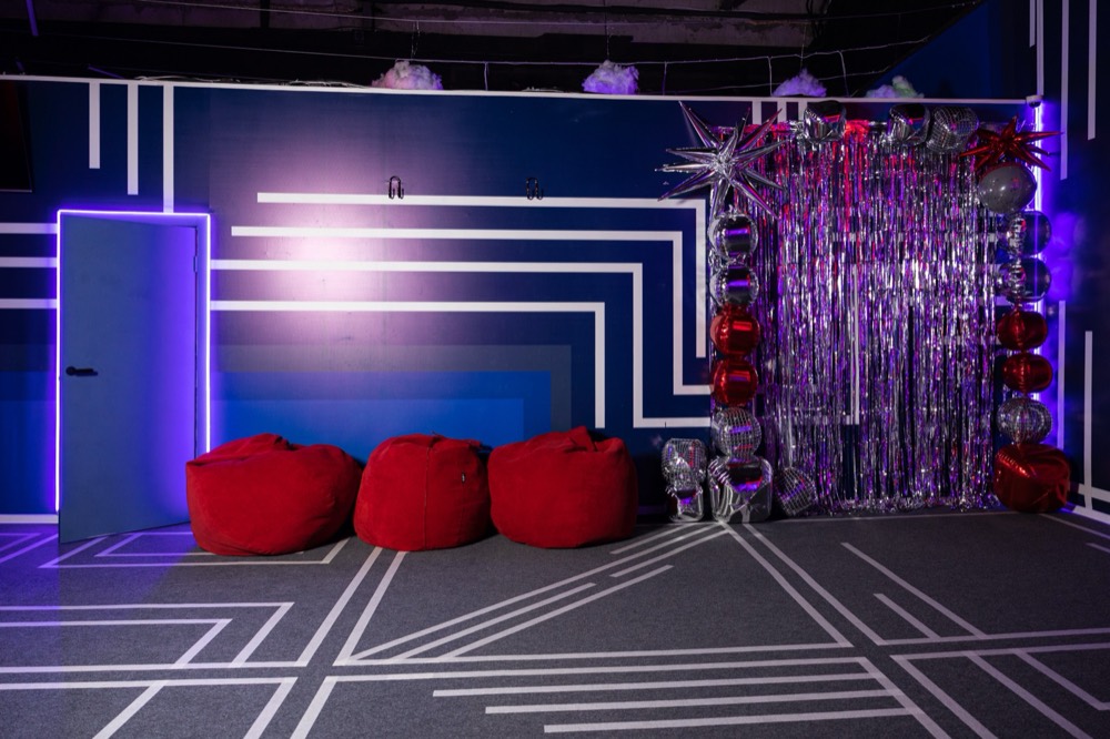 Party zone at the arena