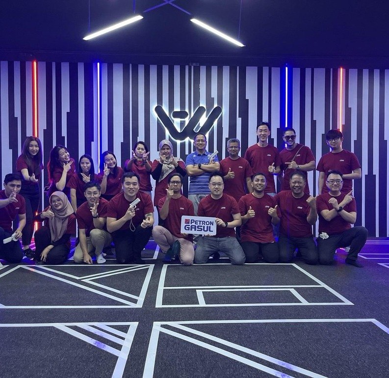 Petron team event at Another World VR arena